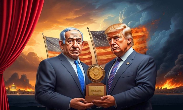 في مسرحية هزلية : نتنياهو يرشّح ترامب لجائزة نوبل للسلام