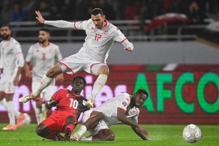 تونس تستهل مشوارها في كأس أمم أفريقي باكتسح أوغندا بثلاثية نظيفة